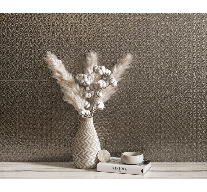 Декор Noisy Whisper Anthracite RECT STR Блиск 39,8x119,8 код 8775 Ceramika Paradyz