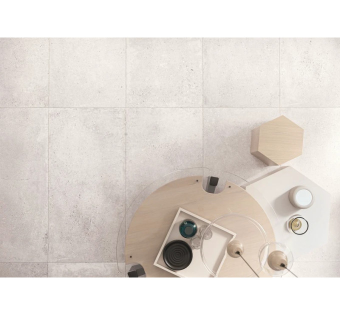 Плитка керамогранітна Geotec Світло-сірий RECT NAT 597x1197x10 Nowa Gala