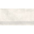 Сходинка пряма Mirador Білий NAT 297x597x8,5 Nowa Gala