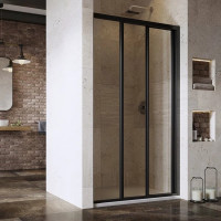 Душові двері трьохелементні ASDP3-110 1980 Transparent Black RAVAK