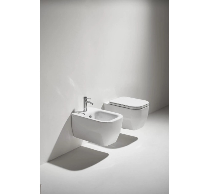 Кришка для унітаза HE 004 Henges soft-close Glossy white SIMAS