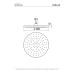 Верхній душ Components (AD139-113CR), Nobili