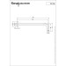 Душовий кронштейн 350 мм Wellness (F2138CR), Fima