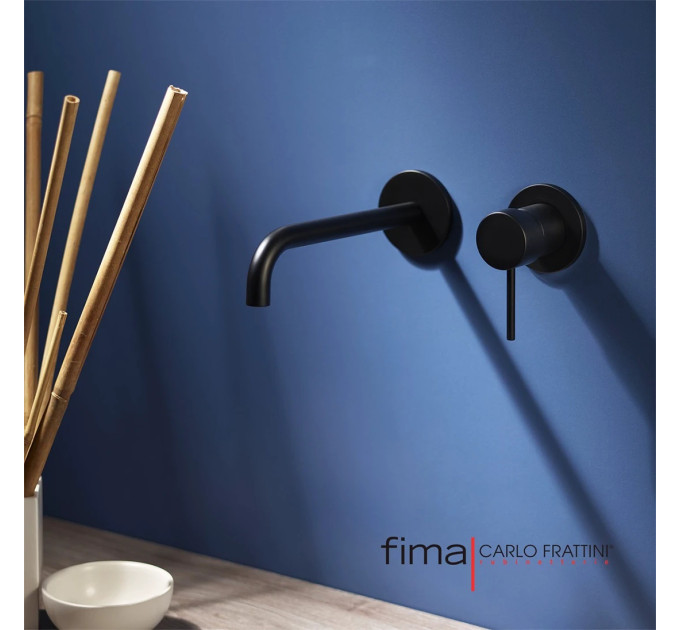 Змішувач для умивальника Spillo Up Black matt (F3051NLX9NS), Fima