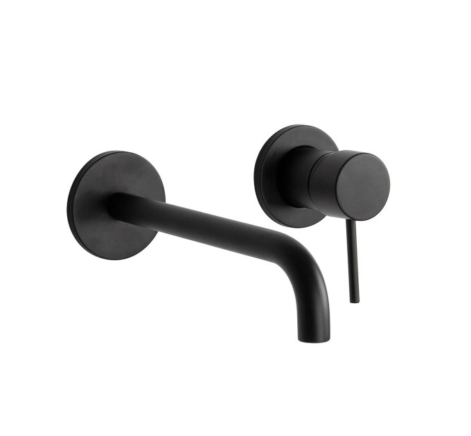 Змішувач для умивальника Spillo Up Black matt (F3051NLX9NS), Fima