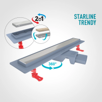 Душовий канал 80 см Starline Trendy VLD-563330 Valtemo