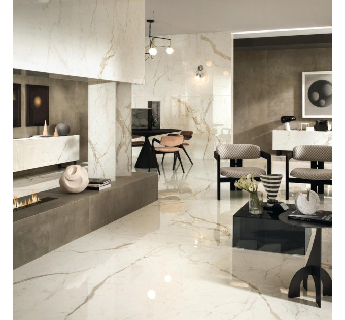 Плитка керамогранітна A4QT Marvel Calacatta Prestigio POL 600x600x9,5  Atlas Concorde