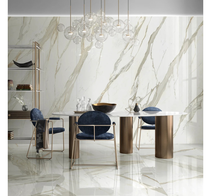 Плитка керамогранітна CP 02 Calacatta Gold LUC SQ 1200x2780x6 Mirage