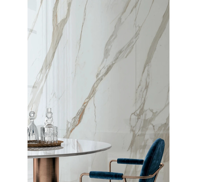 Плитка керамогранітна CP 02 Calacatta Gold LUC SQ 1200x2780x6 Mirage