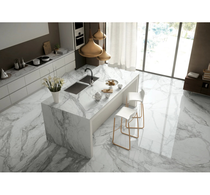 Плитка керамогранітна JW 12 Statuario Lunensis LUC SQ 600x600x9 Mirage