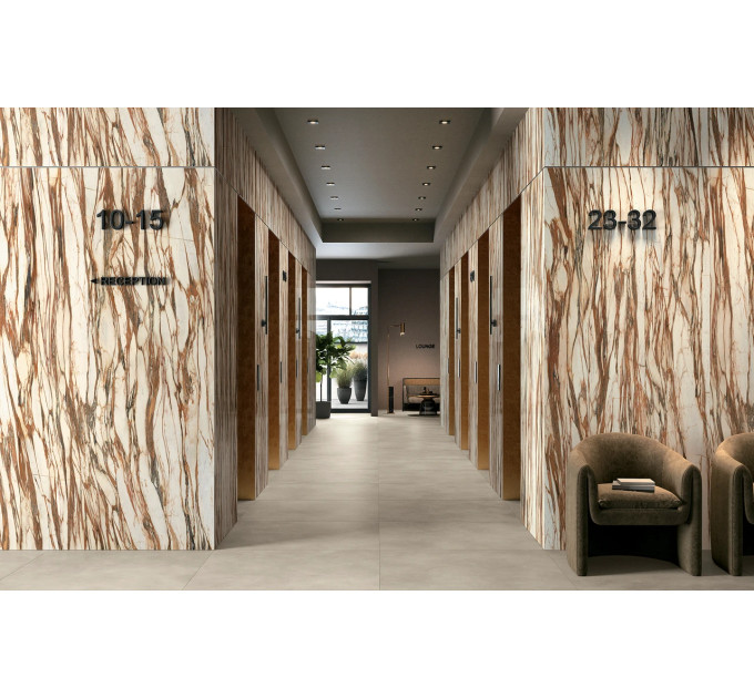 Плитка керамогранітна WA 01 Calacatta Copper LUC SQ 1200x2780x6 Mirage