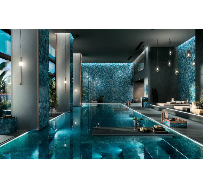 Плитка керамогранітна WA 08 Agata Blue LUC SQ 1200x2780x6 Mirage