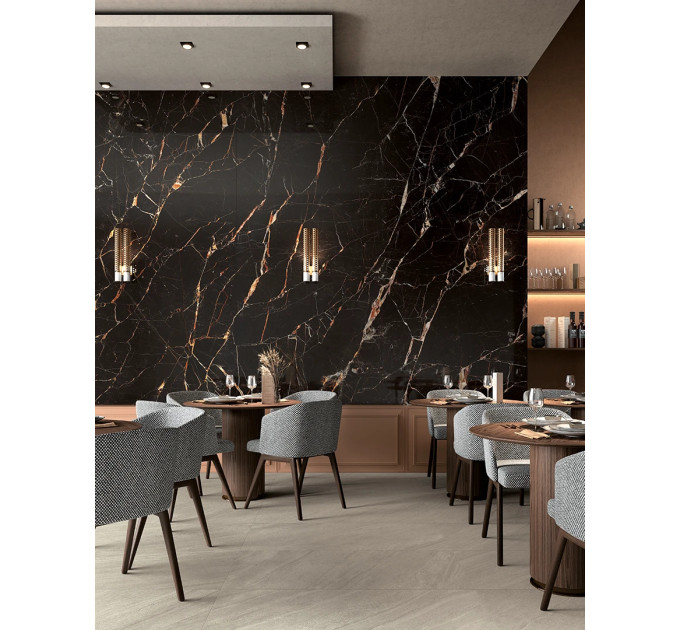 Плитка керамогранітна WA 07 Noir Sant Laurent LUC SQ 1200x2780x6 Mirage