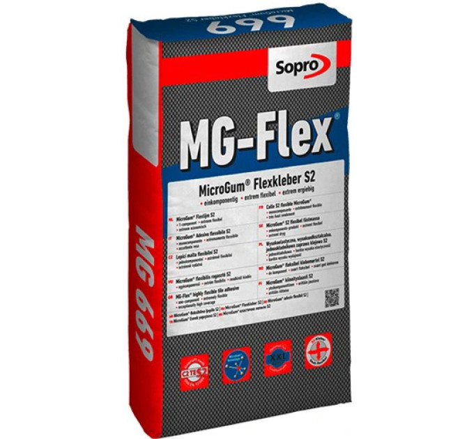 Клей для плитки Sopro MG-Flex S2 669 (15 кг)