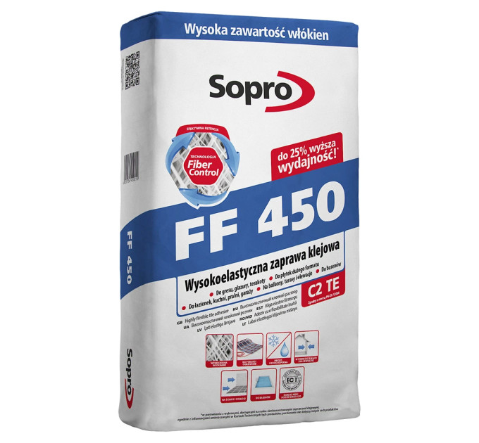 Клей для плитки Sopro FF 450 (22,5 кг)