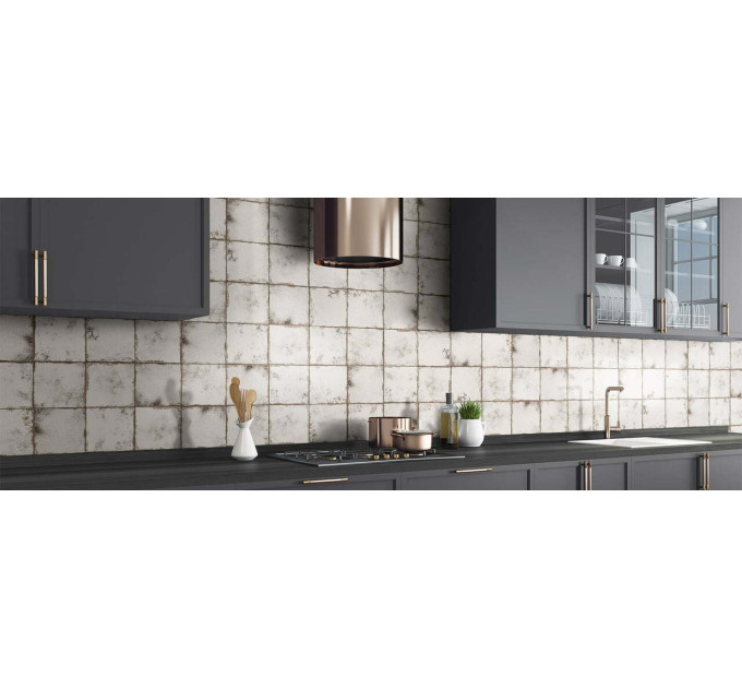 Плитка керамогранітна Metallici White 200x200x9 Mainzu