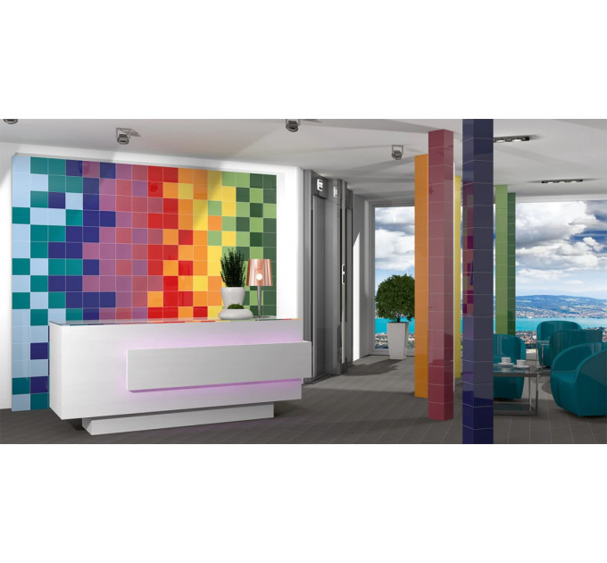 Плитка стінова Chroma Iris Mate 200x200 Mainzu