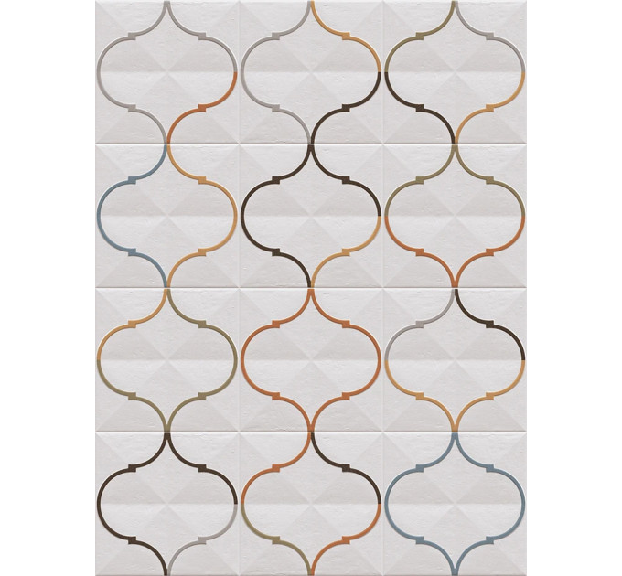 Плитка керамогранітна Oromo Multicolor 200x200x7,6 Vives