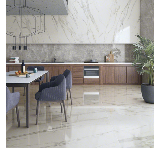 Плитка керамогранітна Marble Lous Verbier-R Pulido RECT POL 593x1193x11 Vives