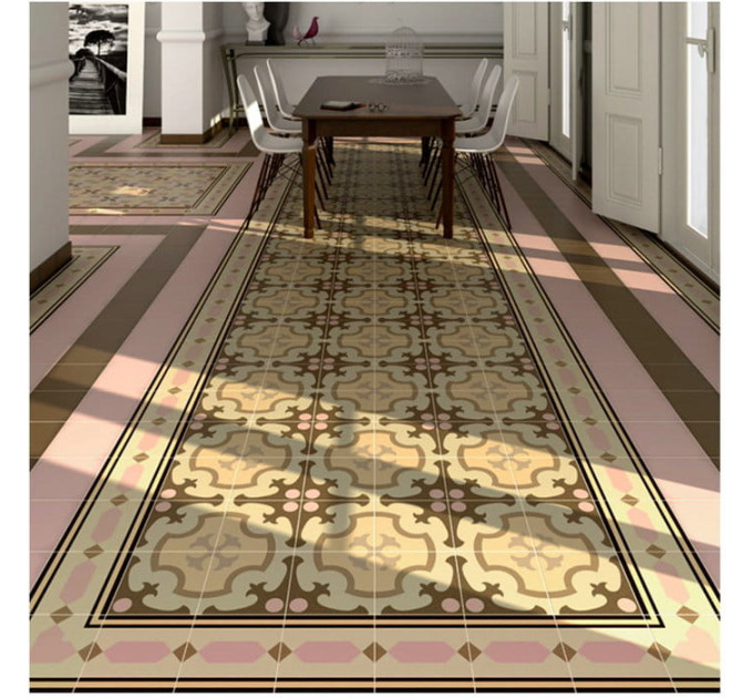 Плитка керамогранітна Vodevil Marron 200x200x8 Vives