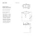 Умивальник AG 50 Agile (AG50NM) Black matt, SIMAS