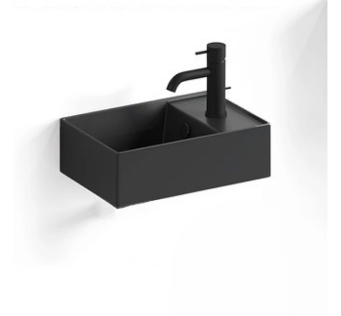 Умивальник AG 50 Agile (AG50NM) Black matt, SIMAS