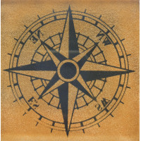 Вставка Tako GTР 73010 Compass Brown Brocade 73х73х8 Котто Кераміка