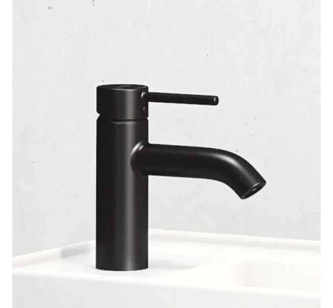 Змішувач для умивальника 75 DN 15 Bozz (382723976) чорний Kludi