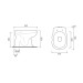 Комплект Унітаз Windsor + Бачок Windsor + Кришка Windsor soft-close (WINDSOR15VBR) бронза CIELO