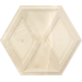Плитка стінова Illusion Beige Heksagon STR 171x198x9 Paradyz