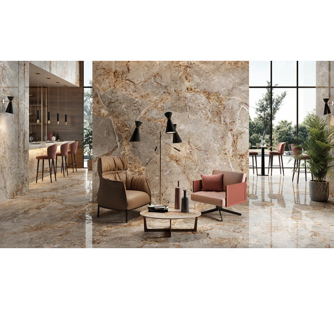 Плитка керамогранітна 163101 Breccia Argentum POL RECT 600x1200x9 La Fabbrica