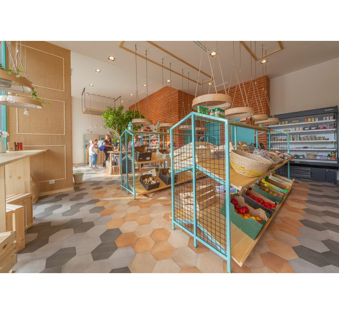 Плитка керамогранітна Laverton Hexagono Bampton Grafito 230x266x9 Vives