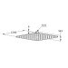 Верхній душ DN 15 A-QA (6453005-00), Kludi