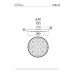 Верхній душ Polar White (AD139-10CWM), Nobili
