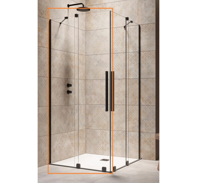 Душова кабіна (половина) Furo Black KDD 100 L RADAWAY