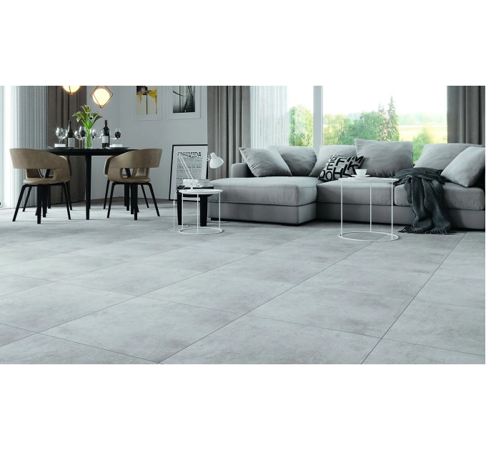 Плитка керамогранітна GPTU 611 Light Grey RECT 598x598x8 Opoczno