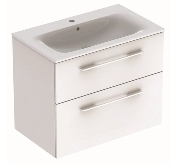 Шафка з умивальником 80 Selnova Square Slim rim 501.240.00.1 Geberit