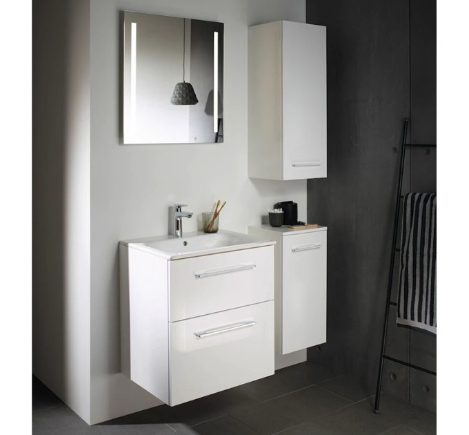 Шафка з умивальником 60 Selnova Square Slim rim 501.236.00.1 Geberit