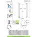 Душова кабіна прямокутна Torrenta KDD 100x90 RADAWAY