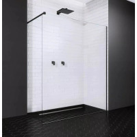 Душова стінка Modo X Black II 1001-1600x2501-3000 RADAWAY