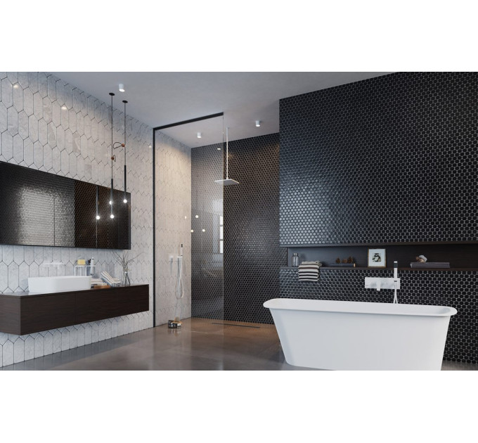 Душова стінка Modo X Black II 300-1000x2501-3000 RADAWAY