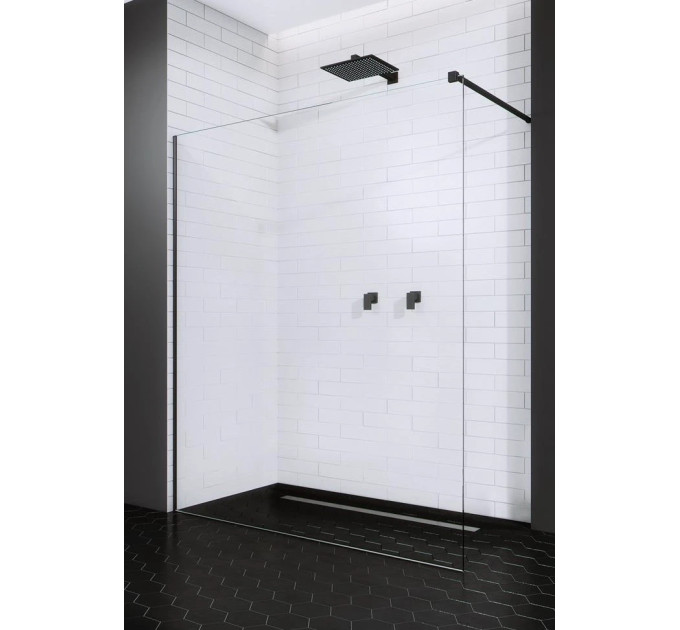 Душова стінка Modo X Black II 300-1000x2001-2500 RADAWAY