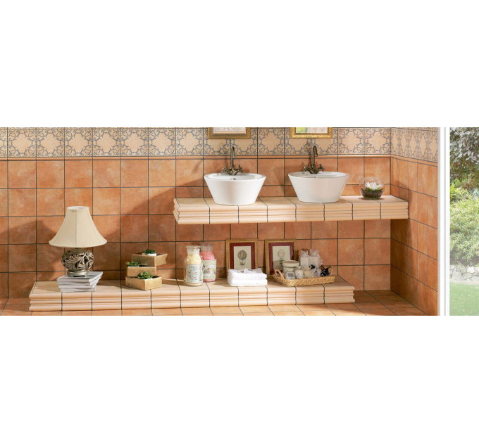 Фриз Torelo Barro Crema 20x200 Mainzu