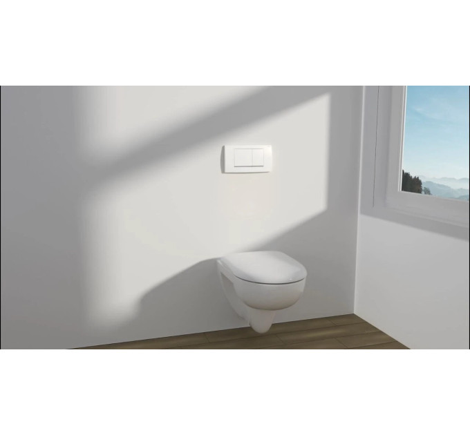 Кнопка зливу Twinline30 115.899.KJ.1 білий Geberit
