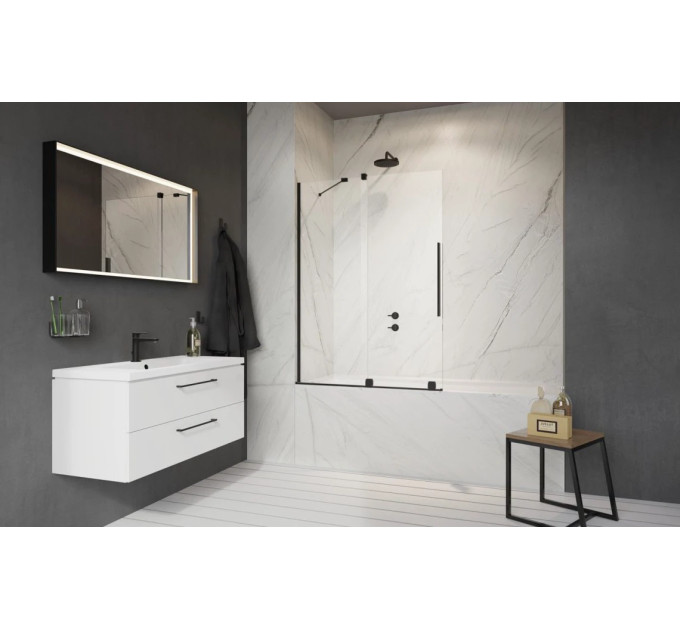 Шторка для ванни Furo Black PND II 538 L RADAWAY