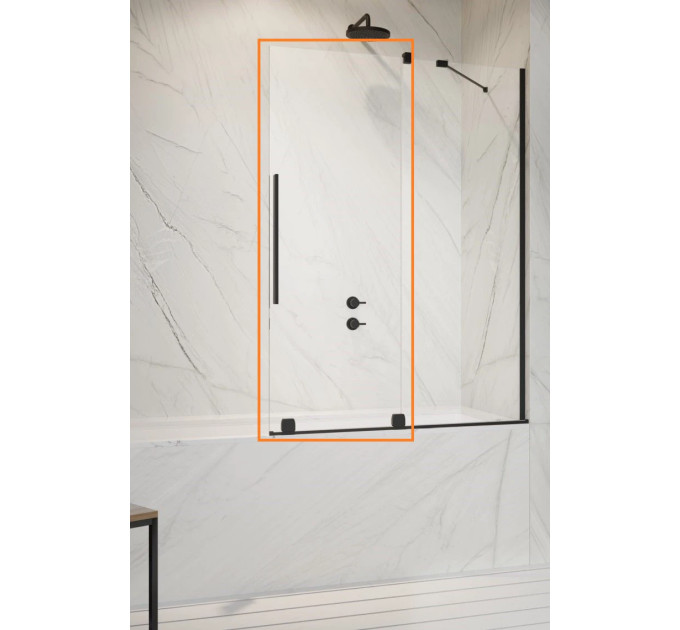 Шторка для ванни Furo Black PND II 738 R RADAWAY