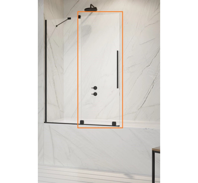 Шторка для ванни Furo Black PND II 938 L RADAWAY