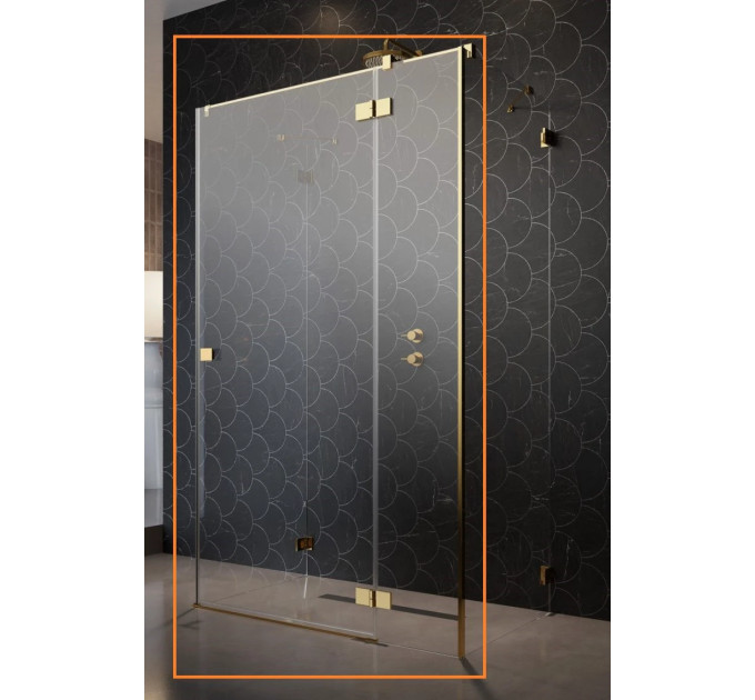 Душові двері Essenza Pro Gold KDJ+S 80 праві, RADAWAY