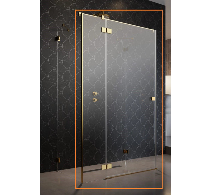 Душові двері Essenza Pro Gold KDJ+S 80 ліві, RADAWAY