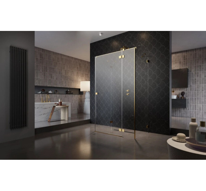 Душові двері Essenza Pro Gold KDJ+S 120 праві, RADAWAY